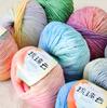 Handmade Gradient Color Glazed Cloud Dyed Acrylic Cotton Blend Knitting Yarn Eco-Friendly Recycled OE Technics Super Soft Sewing