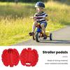 1 Pair Kids Bicycle Replacement Pedal Child Tricycle Non-slip Pedal Baby Stroller Colorful Plastic Pedal Bike Accessories