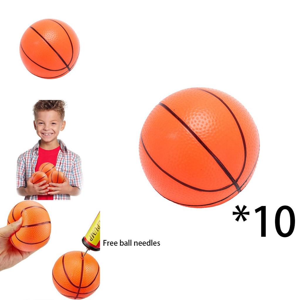 10cm Mini Inflatable Pvc Basketball Toddler Kindergarten Indoor Outdoor Interactive Play Toy Ball