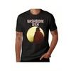 T-shirt Uomo Wishbone Ash & Argus Band Logo - Maglietta Retro Musica Oversize Nera con Iconica Copertina di Album, 100% Cotone Vestibilità Rilassata Manica Corta per