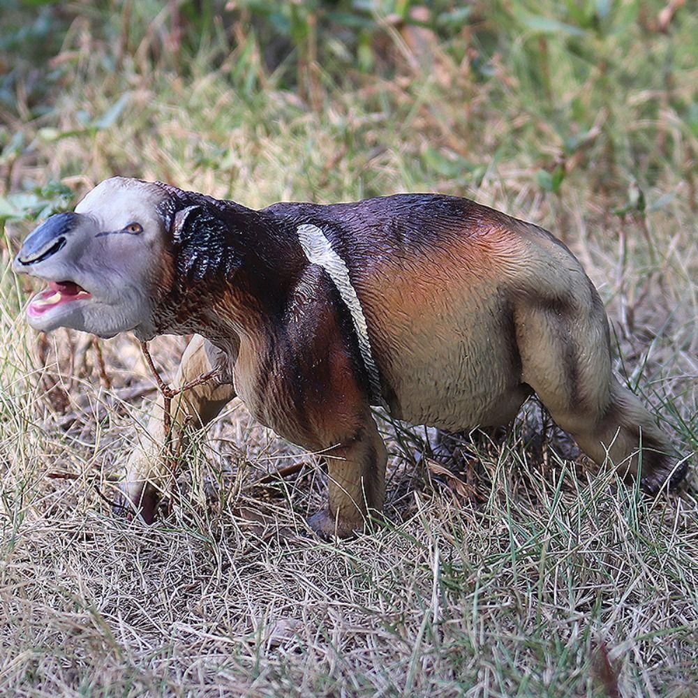 Realistic Brown Bear Figure Toy Wild Desktop Animal Ornament  for Home Decor Office Display