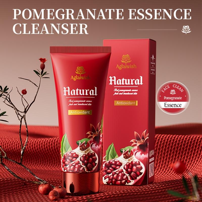 Detergente Viso Antiossidante al Melograno Rosso Pulizia Profonda Ingredienti Naturali Illuminante Controllo Sebo Per Tutti i Tipi di Pelle