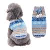 Nordic Winter Pet Knit Sweater Xmas Bell Small Large Dog Cat Warm Outfit