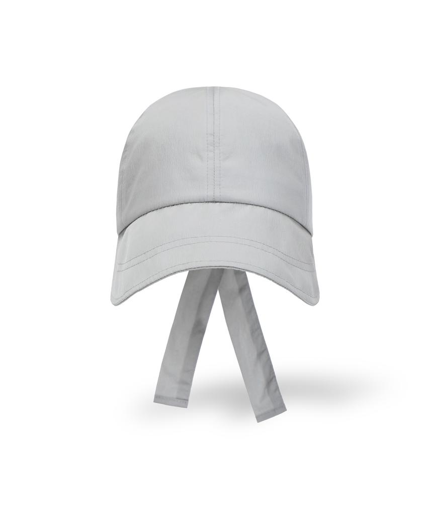 Bajal Va Studded Ribbon Bonnet Hat Grey