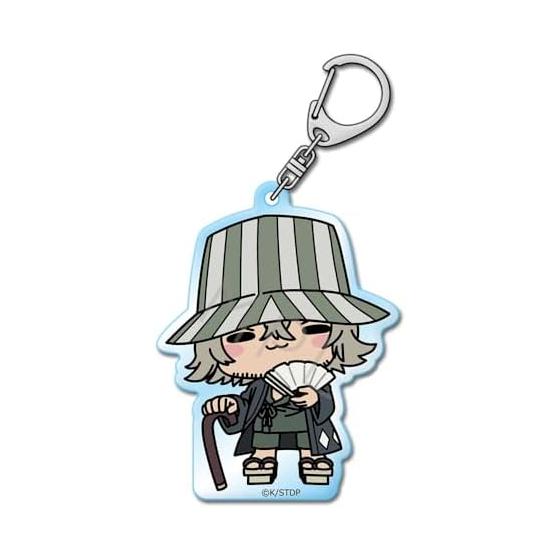 TV Anime BLEACH: Thousand-Year Blood War Kisuke Urahara Acrylic Keychain (Note. 7cm Square, Transparent Acrylic)