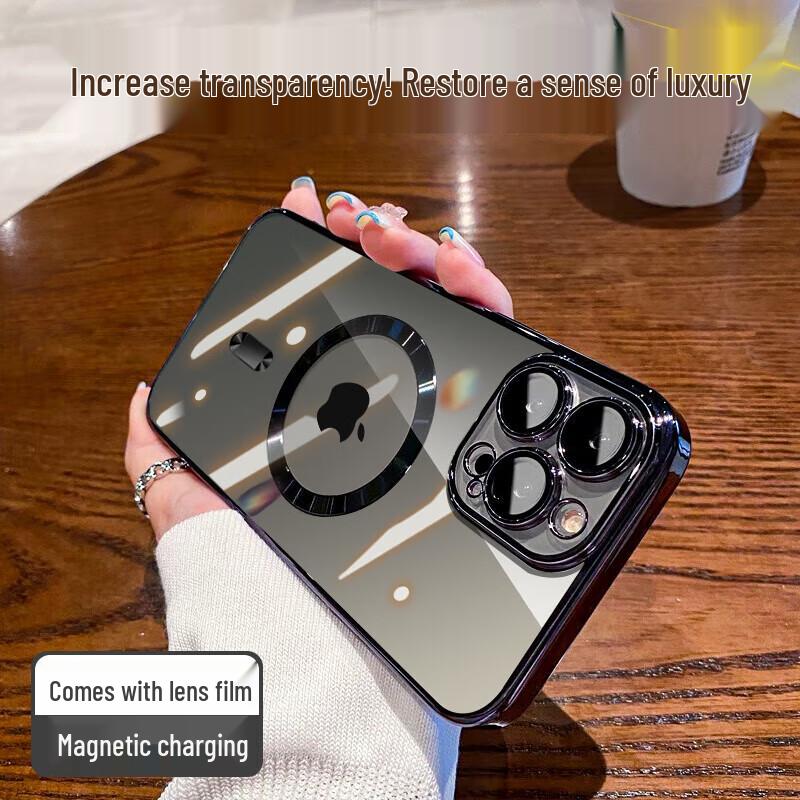 

Чохол Hot Fire MagSafe прозорий протиударний з захистом об єктива для iPhone