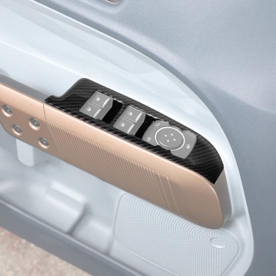 Car Window Lift Switch Cover Trim For Ford Maverick -2025 Accessories Carbon
