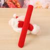 With Clap Circle Snowman Bracelet Plush Toy Santa Claus Christmas Doll Bracelet  Kids Toys Present