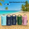 Large-Capacity Waterproof Dry Bag with Shoulder Straps Beach Backpack Swimming Bucket Bag  Outdoor