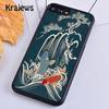 Krajews Koi Carp Fish Soft Phone Case Cover For IPhone 18 17 Air 16 15 14 plus 11 12 13 pro max coque Shell Fundas