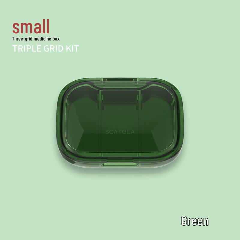 Portable Mini Multi-Compartment Pill Box: Dustproof & Moisture-Proof for Carry-On Storage