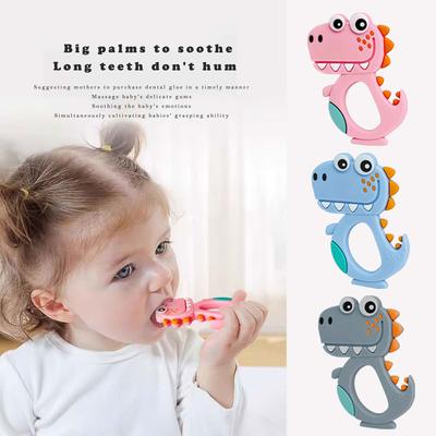 1pcs BPA Free Cartoon Animal Silicone Teething Teether Baby Toys Cartoon Food Grade Silicone Newborn Teething Toys