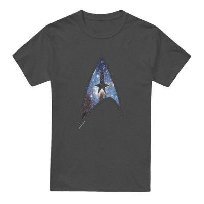 STAR TREK Unisex T-Shirt für Erwachsene mit galaktischem Schild