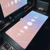 Large Moon Pattern Art Anime Mouse Pads Computer Laptop Office Rubber Anti-Slip Table Pads Locking Edge Rug Gaming Keyboard Mats