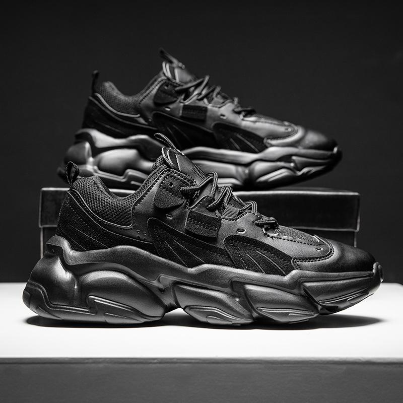 Spring Chunky Running Shoes Women Trendy Unisex Sneakers Men Platform Sport Shoes Couples Mesh Walking Shoes Zapatos De Hombre