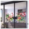 Chinese-Style Lotus And Koi Fish Wall Decals—Self-Adhesive Pvc Stickers—Perfect For Home Decor In Bedrooms, Living Rooms