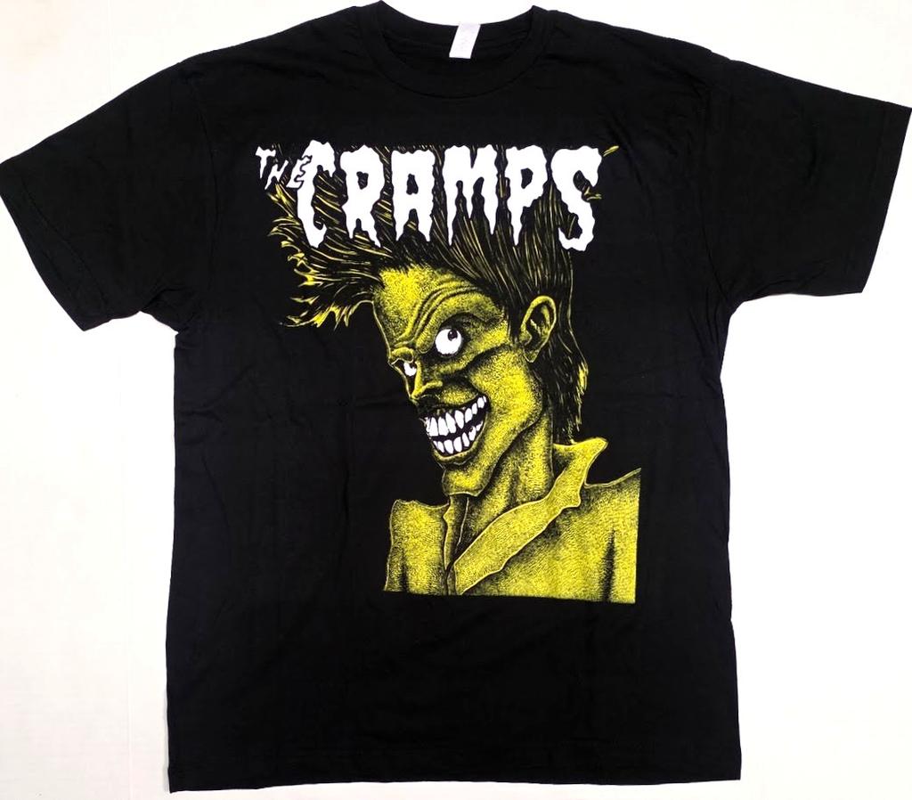 The CRAMPS Bad Music For Bad People T-shirt Punk Rock Men's Tee Black New