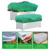 2pcs Drawstring Square Planter Winter Frost Protection Cover Elastic Hem Plant Cold Protection Cover