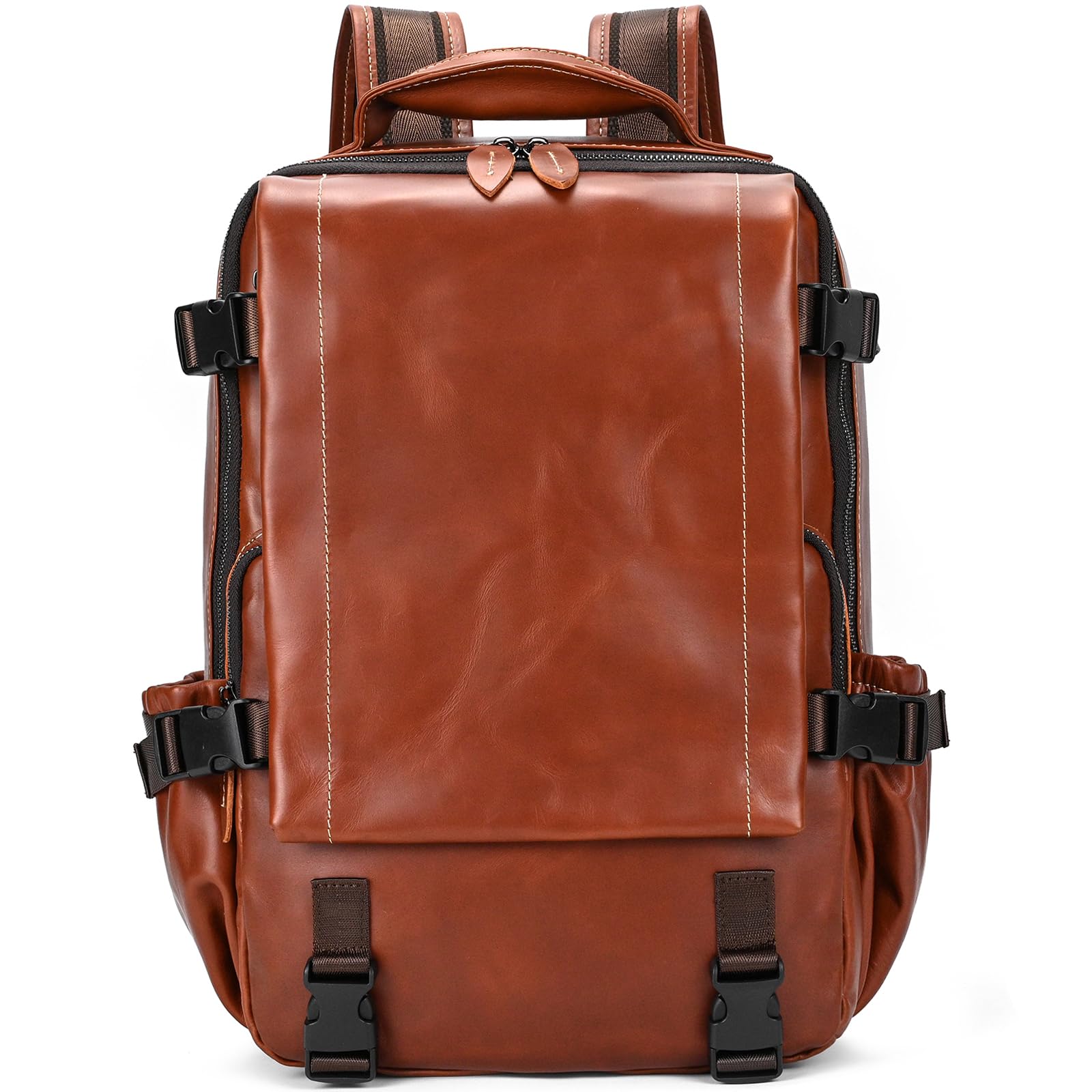 

Оригінальний шкіряний рюкзакwifreo для чоловіків, великої місткості, формату А4, вміщує 14-дюймовий ноутбук, шкіряний рюкзак для поїздок на роботу, навчання, бізнесу, студента,