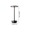 (GRAY) Cordless Table Lamp Dimmable Waterproof Metal Usb Rechargeable Table Lamps