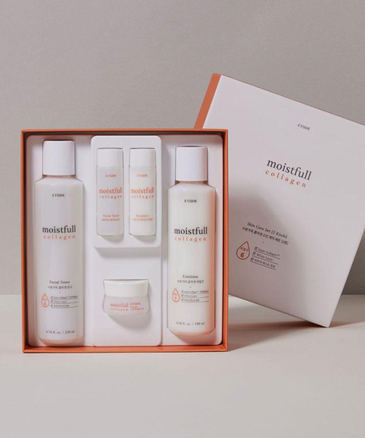 

ETUDE Moistfull Collagen 2-Step Skincare Set – Deep Hydrating Toner & Emulsion Duo