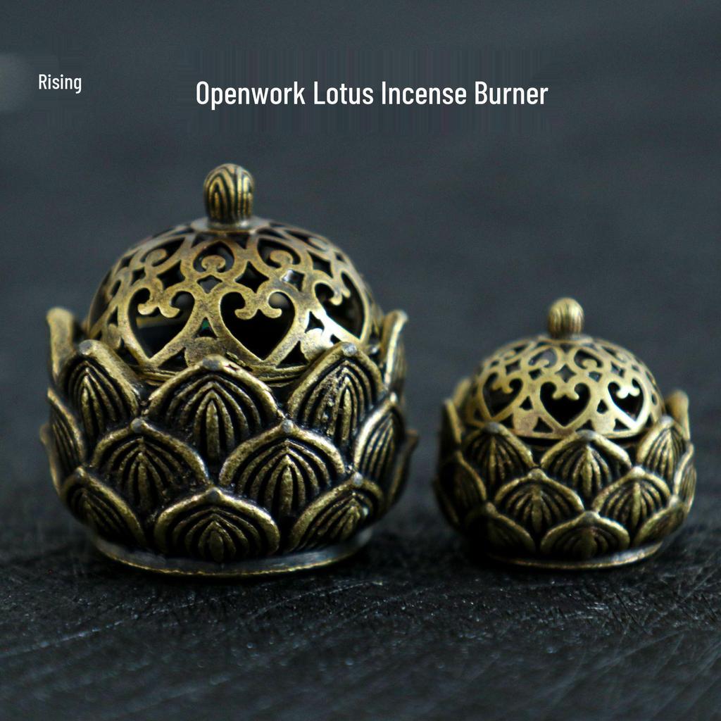 Rising Mini Lotus Incense Holder & Aromatherapy Burner for Buddha Rituals