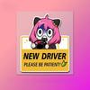 Anime Car Decals - Waterproof Vinyl Bumper Stickers for Multi-Vehicle - Cute Peep Spirit Removable Auto Decor