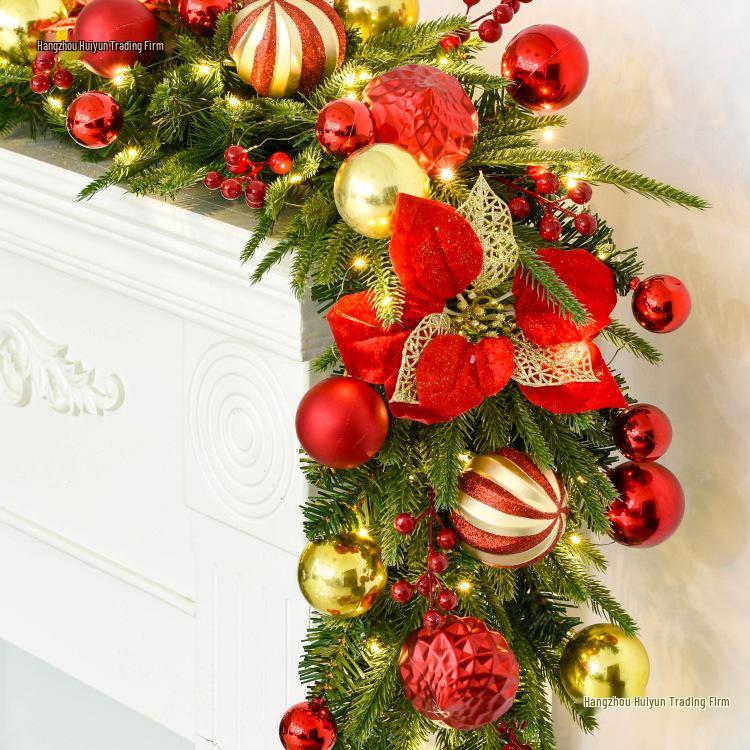 2.7m Christmas Garland for Decoration - Tree, Wreath, Wall, Door Hanging, Hotel, Shopping Mall Display