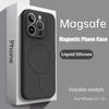 Tekutý silikonový kryt Pro iPhone 16 17 15 14 13 12 11 Pro Max Plus Mini Air Pro Magsafe Magnetické bezdrátové nabíjení Měkký kryt funda