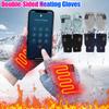 Electric Heated Gloves Hand Warmers Mittens Heater Rechargeable USB  Reusable Winter Warm Heating Laptop for Women Men Outdoor G