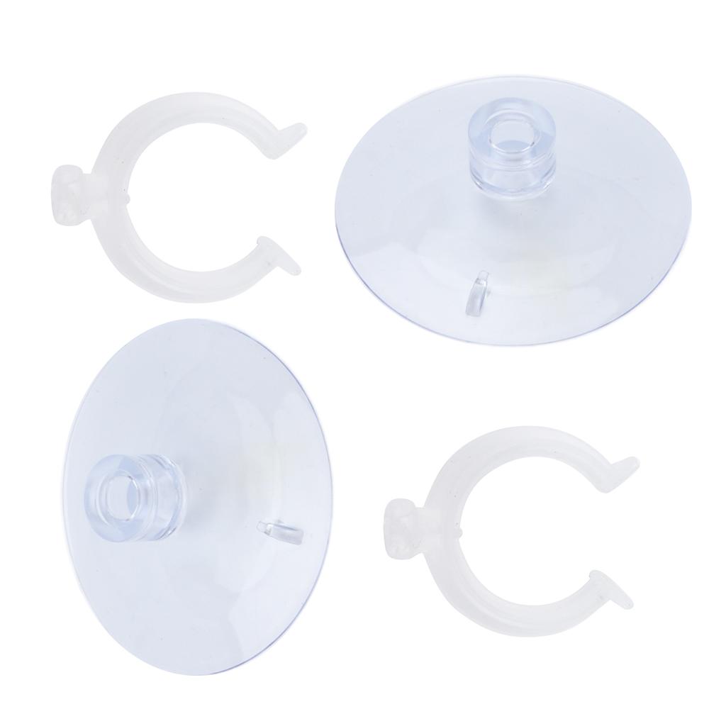 Fish Tank Airline Tubing Suction Cup Powerful Aquarium Fixed Suction Cup with Clips22-25mm