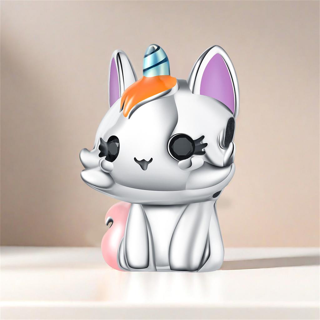 Copper Cute Colored Unicorn Beads Fit Bracelets Decoration Diy Birthday Party Gift Jewelry Bracelet Accessory