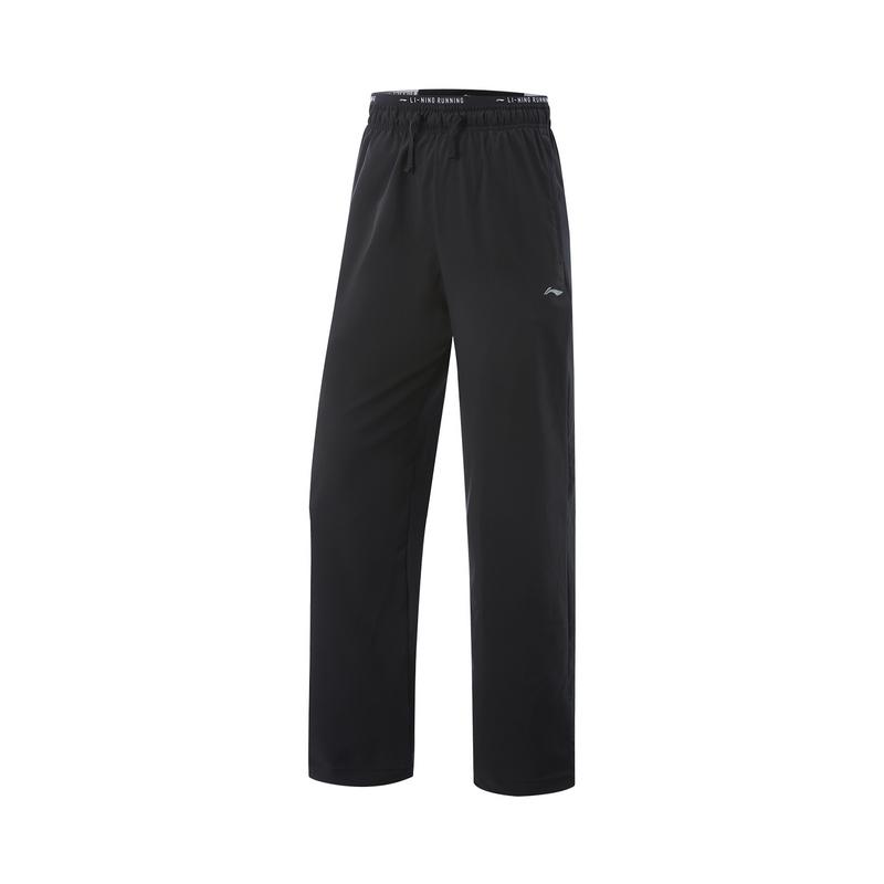 Li-Ning Fashionable Casual Versatile Comfortable Quick-Dry Long Pants Sports Pants Women bottoms Black AYKV278-1 S