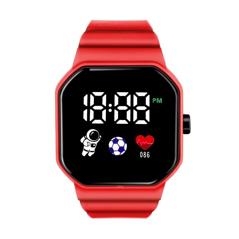 C3-12 Astronaut Led Electronic Watch Square Digital Sports Student Button Electronic Watch