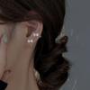 New Sweet Bow-shaped Stud Earrings with Screw Fastening, Ear Bar Studs with Anti-lost Threads, Ear Jewelry Set