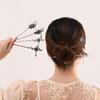 Vintage Butterfly Flower Tassel Hairpin for Qipao and Hanfu - Alloy Buyao Hair Accessory for Women