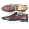Great BERLUTI loafers Cursive Calligraphy, Scritto Bordeaux leather mens 6.5 Used