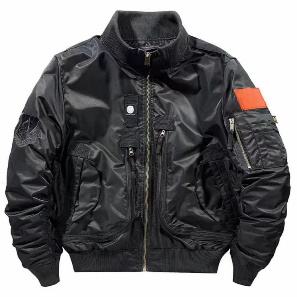 Men's Tactical Baseball Collar Pilot Jacket