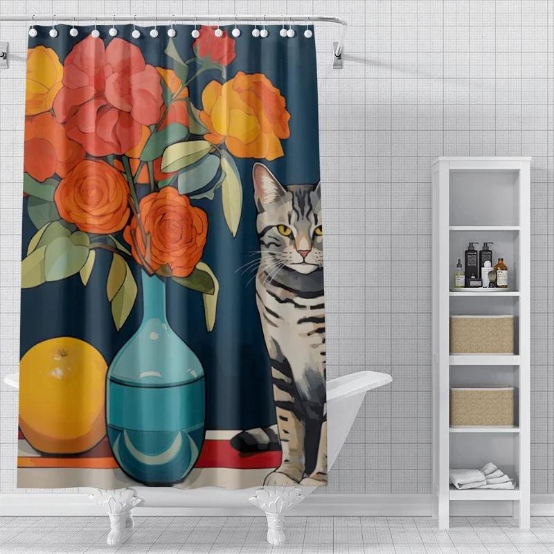 Home shower curtains for bathroom waterproof fabric Modern Nordic style bathroom Curtains shower curtain 180x200 240x180 aaaa