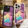 Phone Case: 2D Flat Design Suitable for iPhone 18 17 16 15 14 13 Pro Protective Case, Cartoon Stars, Perfect Christmas and Halloween Holiday Gift