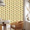 Cream and Gold Owl Wallpaper for Living Room and Bedroom 50x1000
