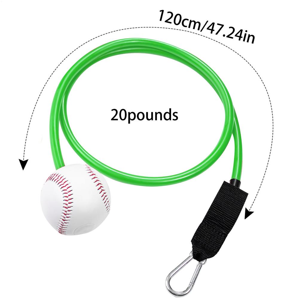 Baseball Resistance Bands Pitching Softball Resistance Bands Elastic Stretching Training Equipment Exercise Swing Trainer For
