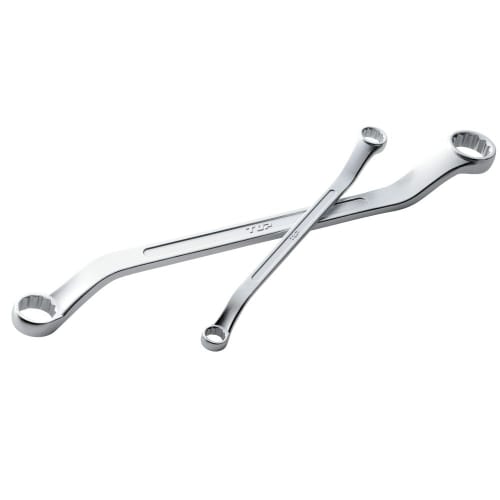 

TOP Double-Ended Open-End Wrench, 8x10mm, 45 Offset, Forged, Made in Japan, TM-8x10