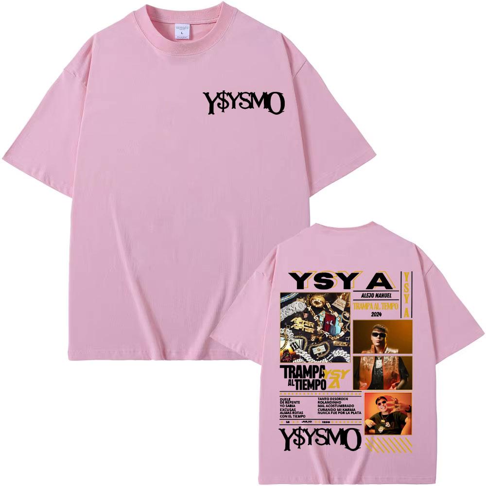 Rapper Ysy A Trampa Al Tiemopo Album Tour 2025 T Shirts Men Women Retro Fashion Gothic Tshirt Casual Cotton High Quality T Shirt