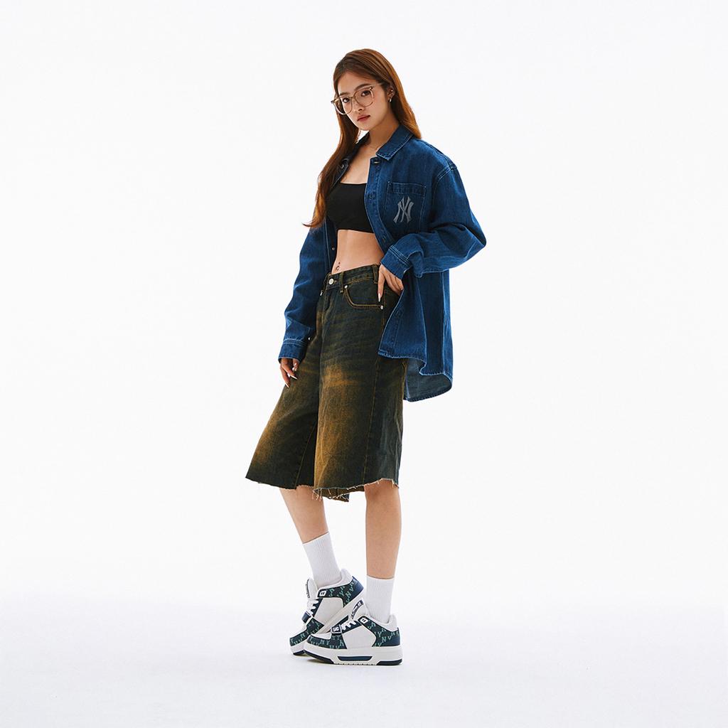 New MLB New York Yankees SS24 Shirt Unisex Indigo 3ADRM0241-50INS