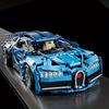 1690 Particle Blue Sports Car Building Blocks, Difficult Racing Model, Suitable for Living Room, Dining Room, Study Room Decoration
