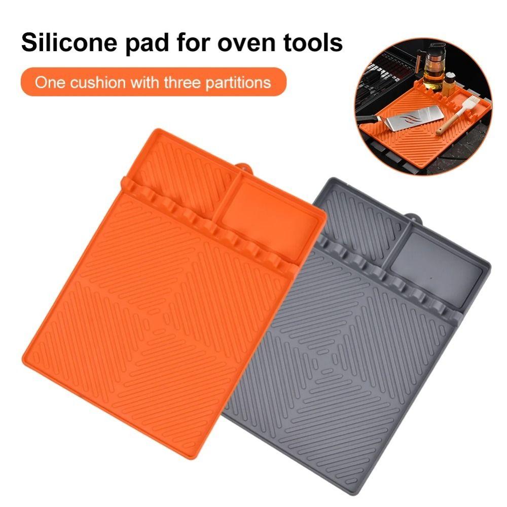 

Многоразовый коврик для боковой полки, пищевые подносы для приготовления гриля, всесезонная защита