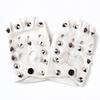 Women's Half-Finger Steel Pole Dance Gloves for Nightclub and Fashion Shows
