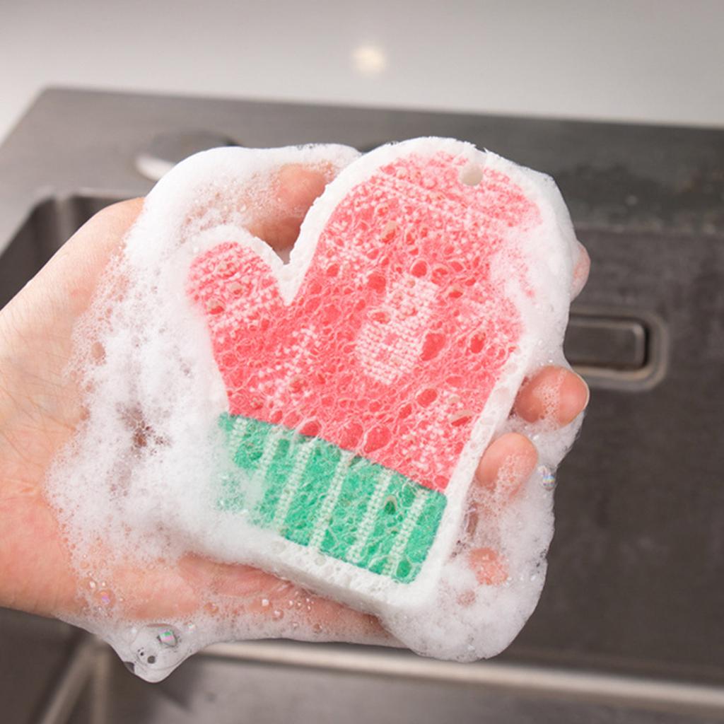 No Scratch Sponges For Dishes And More Festive Christmas Theme Pattern Kitchen and Bathroom Cleaning