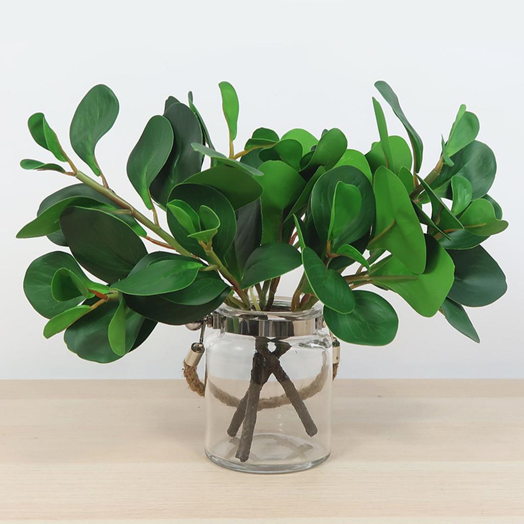 Simulation Grüne Bohnenblätter Wohnzimmertischdekoration Blume Pflanze Wanddekoration